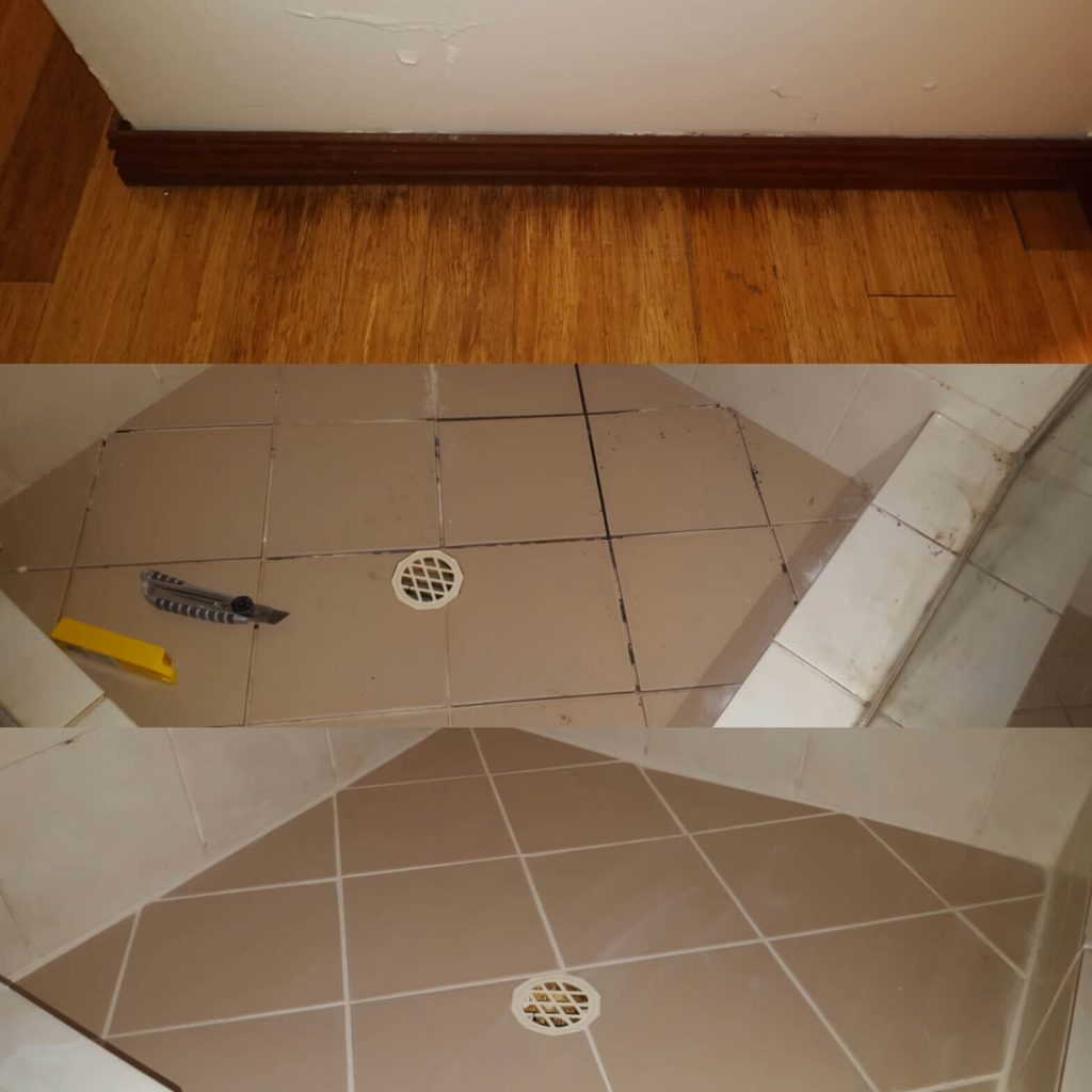 Before and After of Shower Base