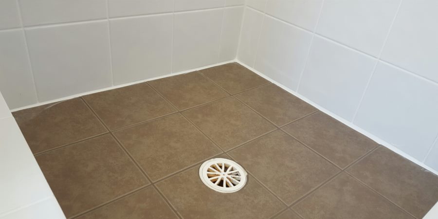 shower drain tiles after